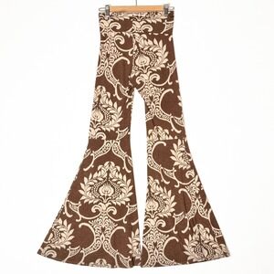Temple RO Sophie Belles Coco Mesh Flare Pants Womens S Festival Hippie Boho